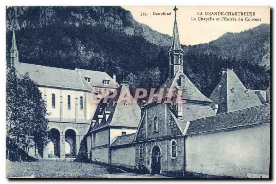 La Grande-Chartreuse — Die Kapelle und der Eingang zum Kloster — Edition Mr Bourrider, Grenoble