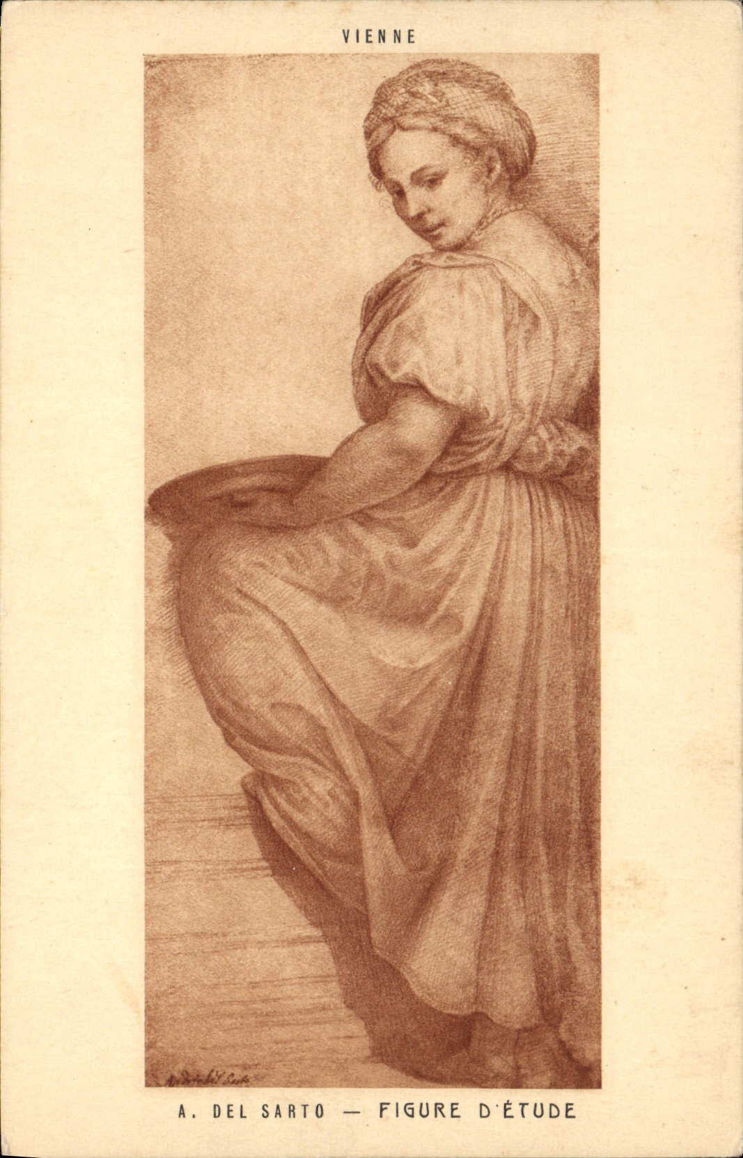 Vienne — Figure d'étude — A. Del Sarto