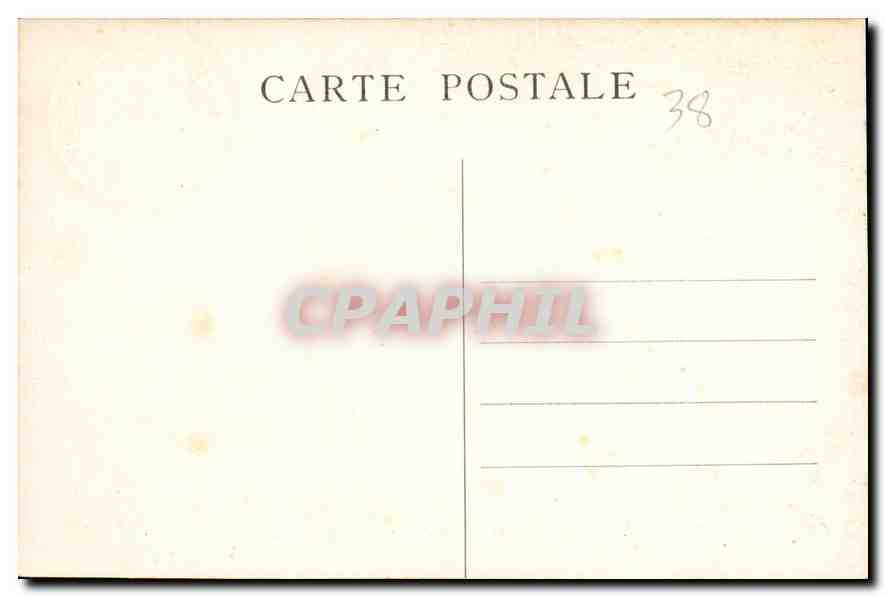 Dauphiné — Couvent de la Grande-Chartreuse — La Bibliothèque — CI. A.V. — n°2 — Rückseite