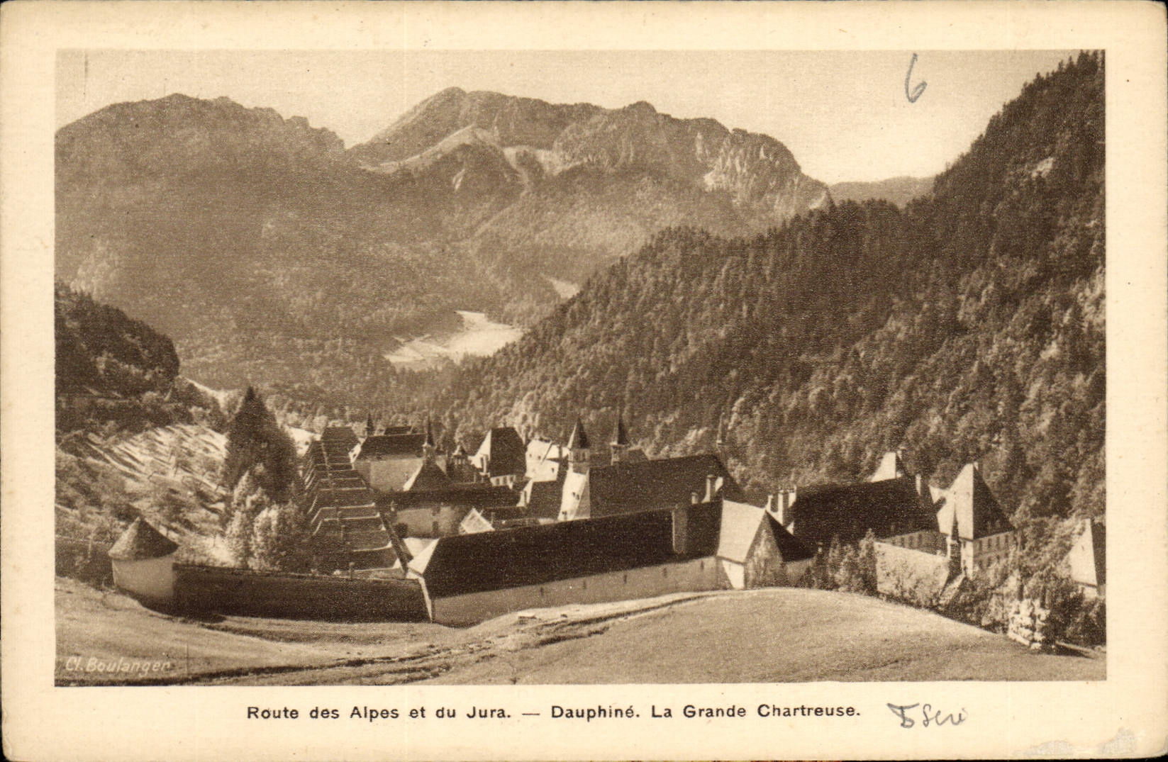 La Grande Chartreuse — Dauphiné — Route des Alpes et du Jura — Cl. Boulanger