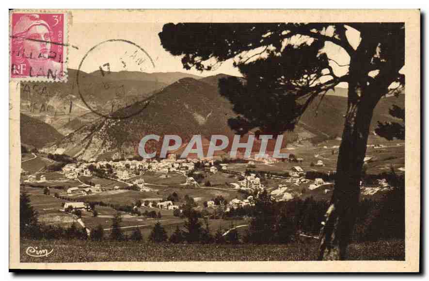Villard-de-Lans (Isère) — Vue générale prise des Clots — Entrée des Gorges de la Bourne — Héliogravure C. Magon