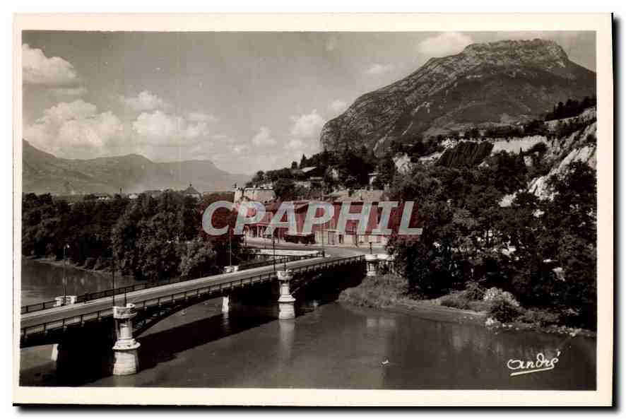 Grenoble — Pont de la Porte de France et le Néron — Édition d'Art André, Grenoble