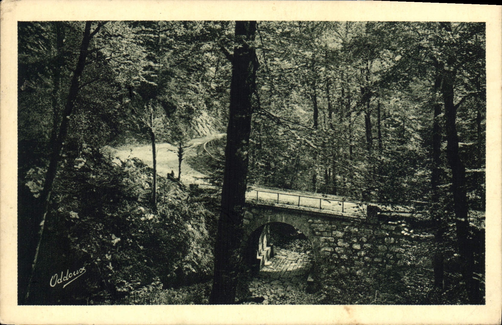 CPA Dauphine Route de la Chartreuse Le Pont des Allemands 