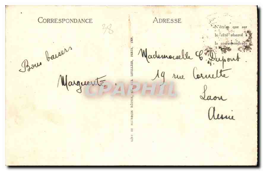 Grenoble — Vue Générale et le Moucheotte pris du Fort Rabot — LL. — Reverso