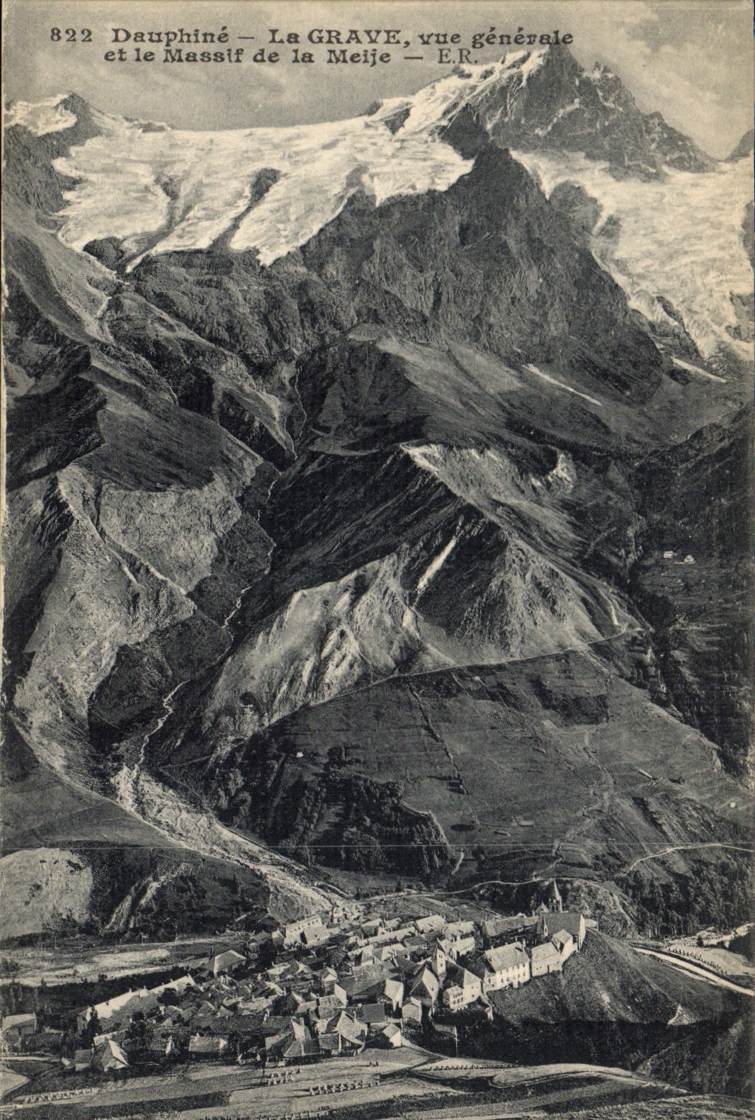 Dauphiné — La Grave, allgemeiner Blick — E.R. — n°822