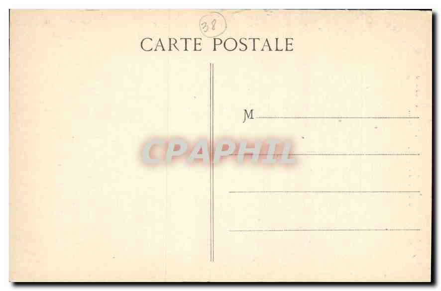 Dauphiné — La Grave, allgemeiner Blick — E.R. — n°822 — Rückseite