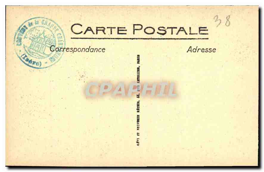 Couvent de la Grande Chartreuse — La Chapelle — N.D. — Rückseite