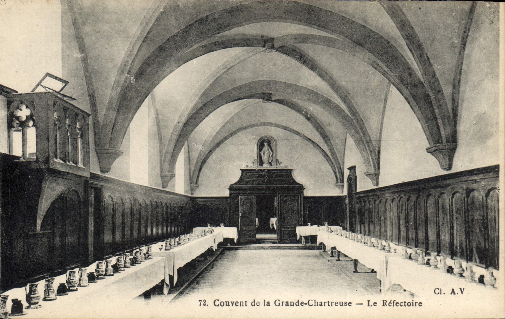 Couver de la Grande-Chartreuse — Le Réfectoire — Ci. A.V. n°72
