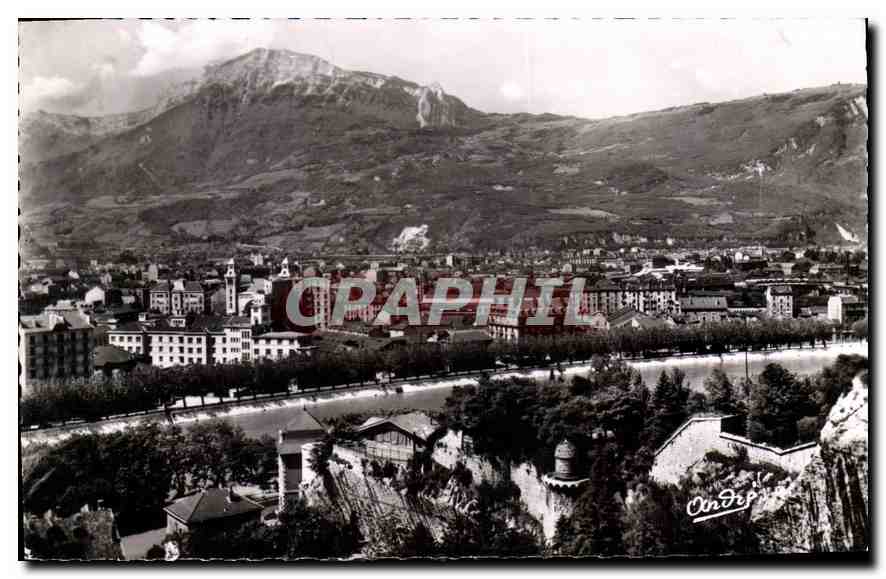 Grenoble — Vue prise du jardin des Dauphins (1885 m.) — Edition d'Art Grenoble