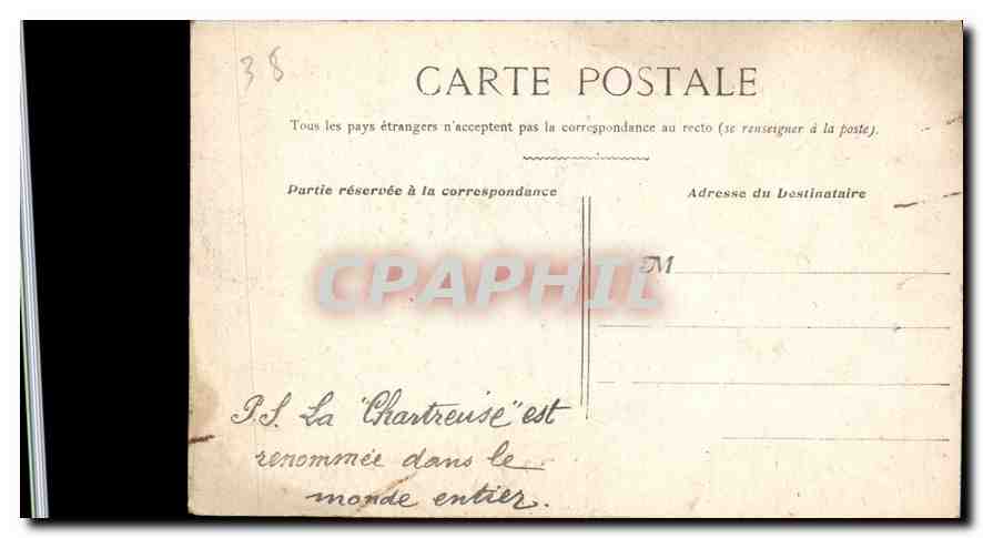 Couvent de la Grande Chartreuse — Charmant Som et Dent de Crolles — Rückseite