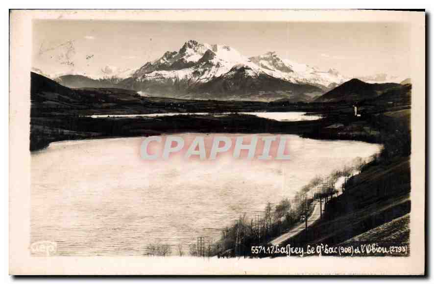 CPA Lagrey le G Lac et l'Obiou 