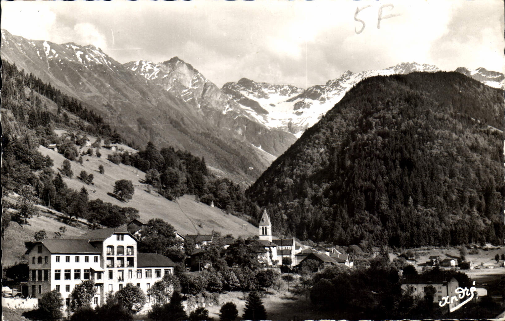 Pinsot (Isère) — Allgemeine Ansicht und der Gloyam-Gletscher — Edition d'Art André, Grenoble