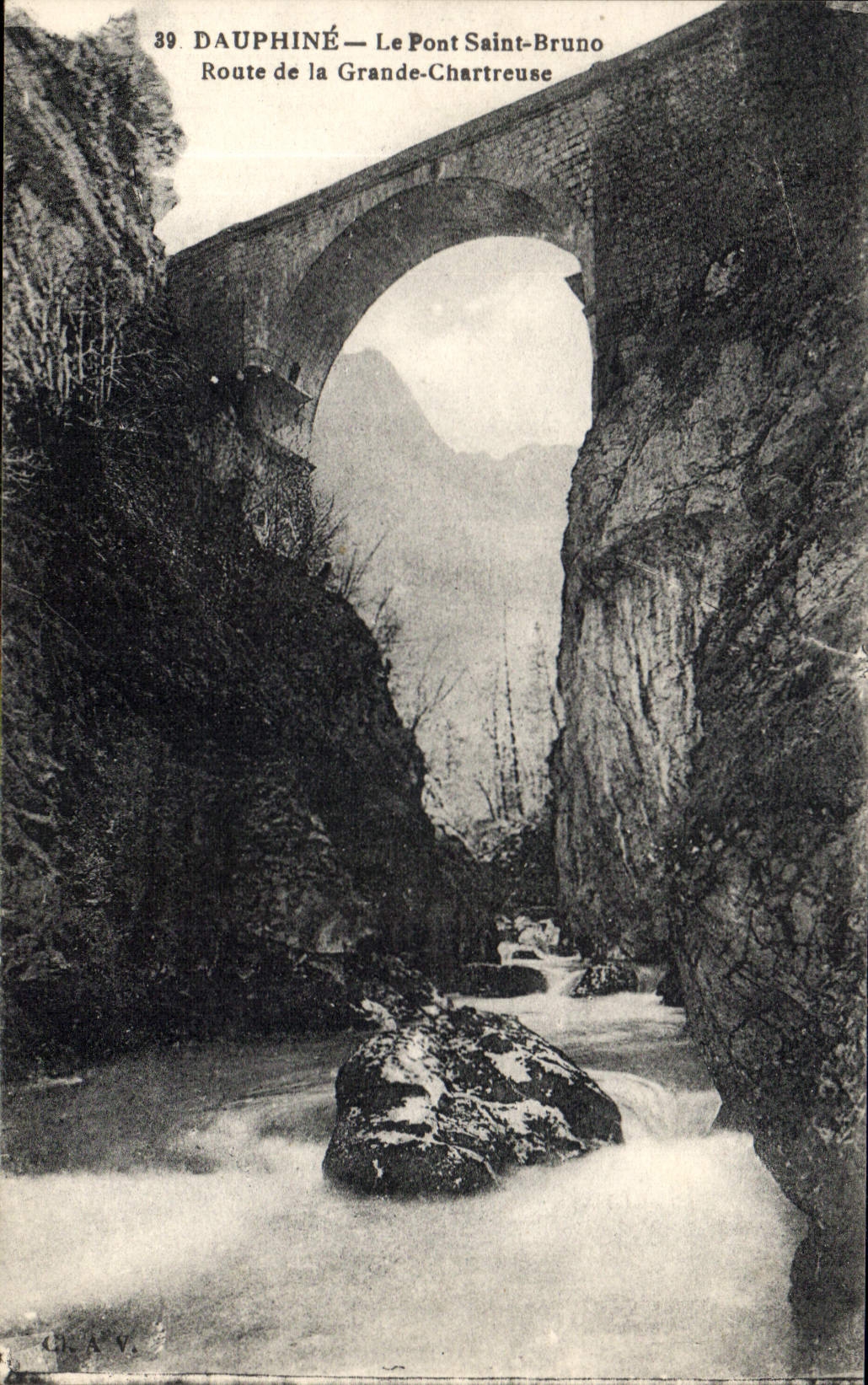 Dauphiné — Le Pont Saint-Bruno — Route de la Grande-Chartreuse — Gr.A.V.