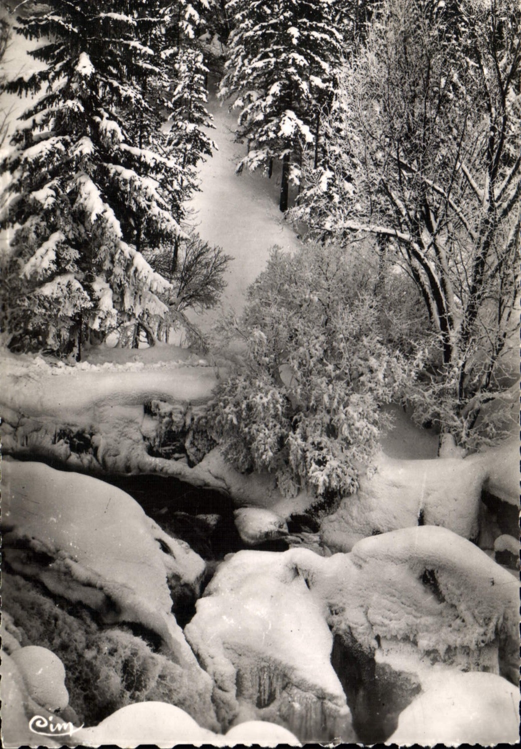 Villard-de-Lans (Isère) — Effet de neige dans les Gorges — Coll. 'Le Nain Bleu' — éditeur Combier de Lans