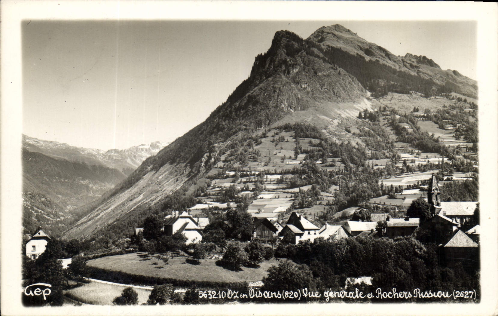 Oisans (820) — Allgemeiner Blick und Rochers Russieux (2627) — CEP