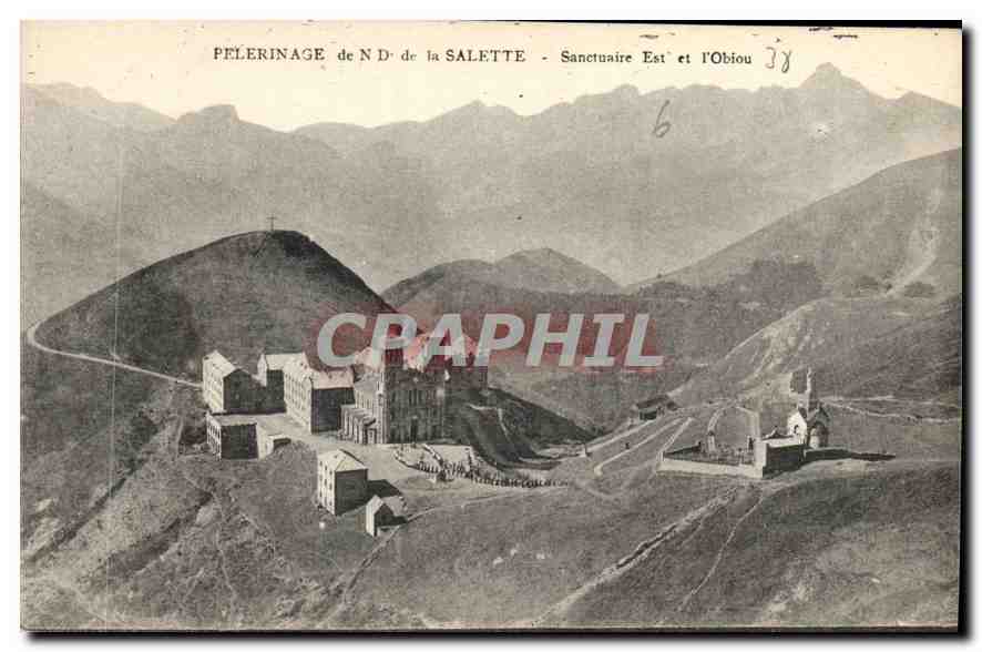 CPA Pelerinage de N D de la Salette Sanctuaire Est et l'Obiou 