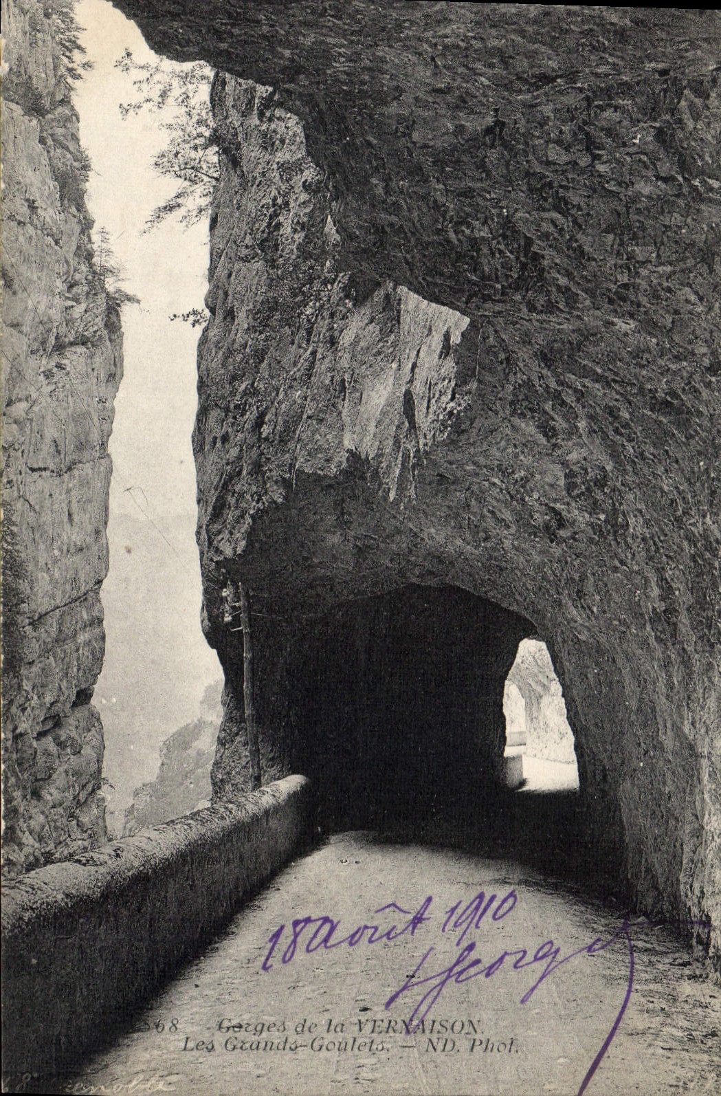 Gorges de la Vernaison — Les Grands-Goulets — ND. Phot.