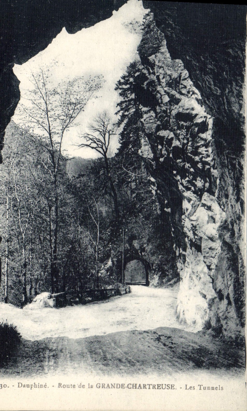 CPA Sauphine Route de la Grande Chartreuse les Tunnels 