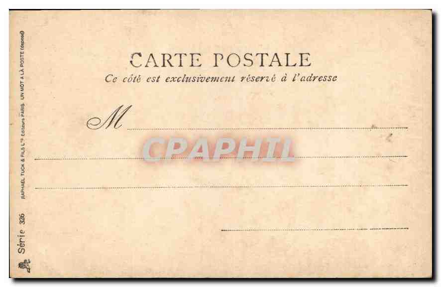 CPA Un petit baiser Femme Enfant — Rückseite