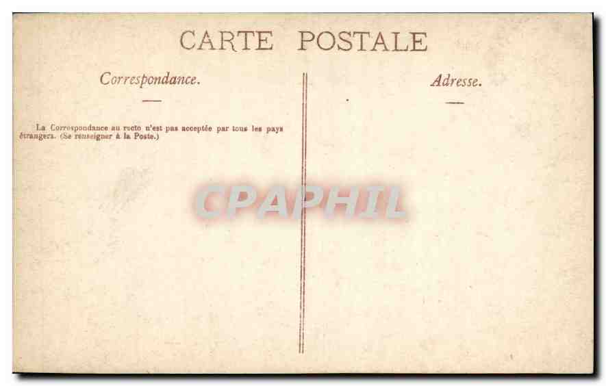 CPA Bouquet de Roses Femme — Verso