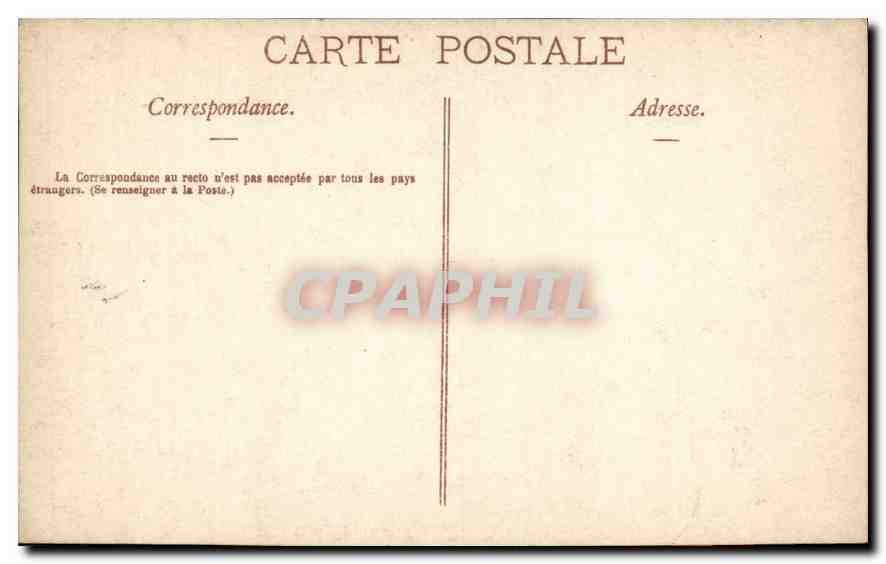 CPA Bouquet de Roses Femme — Verso