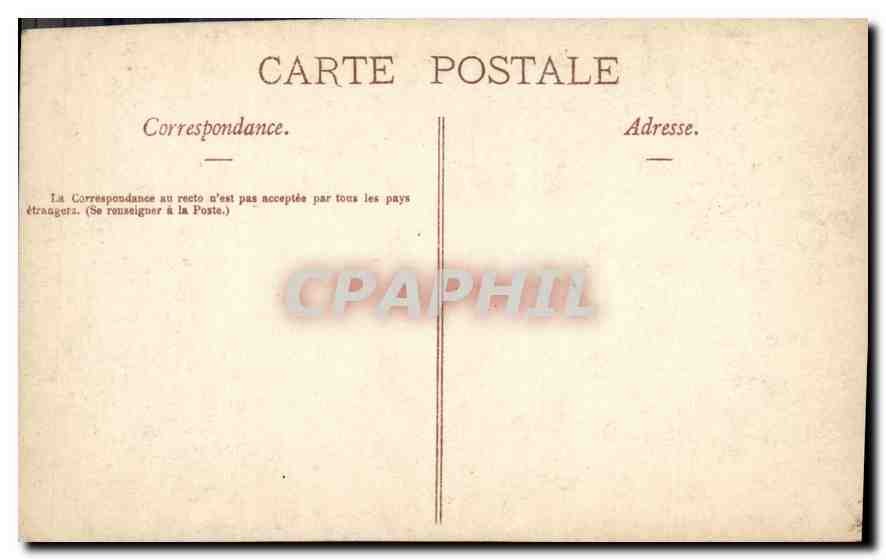 CPA Bouquet de Roses Femme — Verso