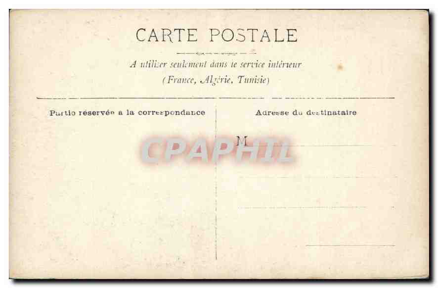 CPA Femme — Rückseite