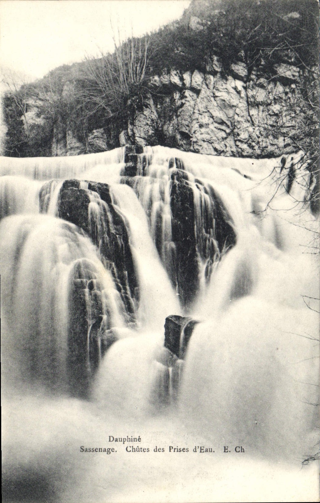Chutes des Prises d'Eau — Sassenage, Dauphiné — E. Ch