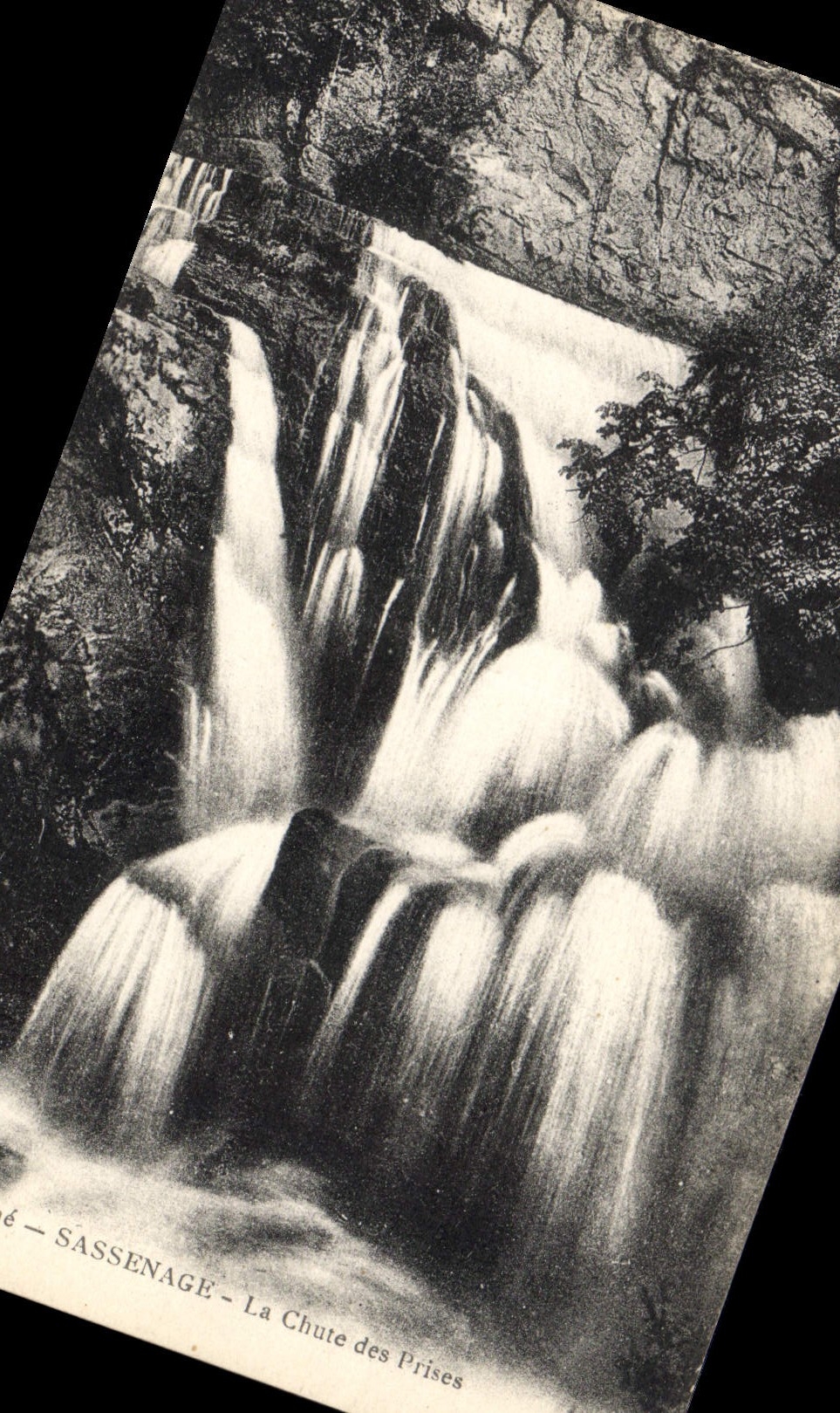 CPA Dauphine Sassenage la Chute des Prises