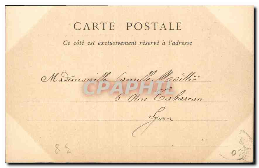 CPA Grande Chartreuse vue d'ensemble du Couvent (carte précurseur) — Verso