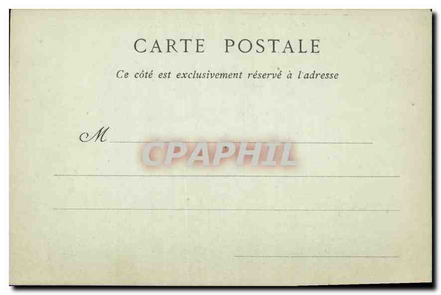 CPA Chateau de Chantilly La Chapelle et la Capitainerie  — Rückseite