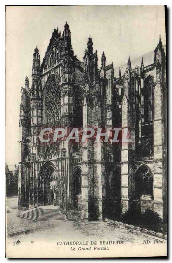 CPA Chateau de Beauvais Le Grand Portail 