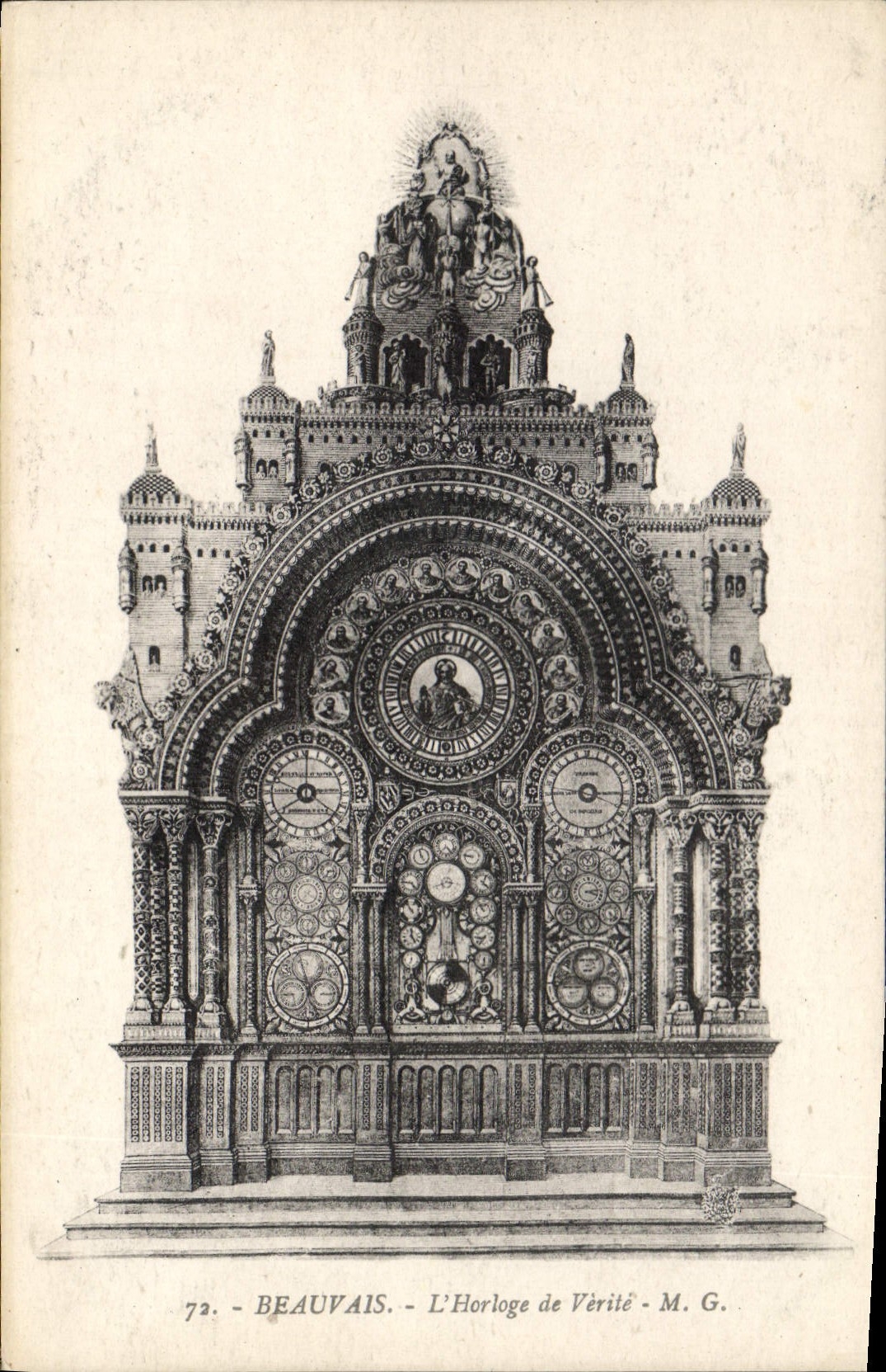 Beauvais — L'Horloge de Vérité — M. G. n°72