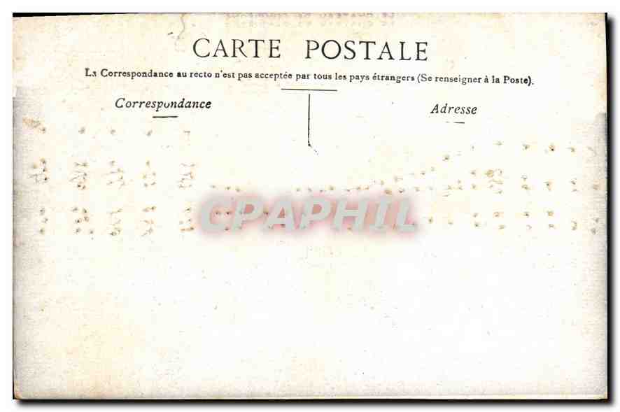 CPA Le Chateau de Compiegne Chocolat Debauve et Callais rue des Saints Peres Paris  — Verso