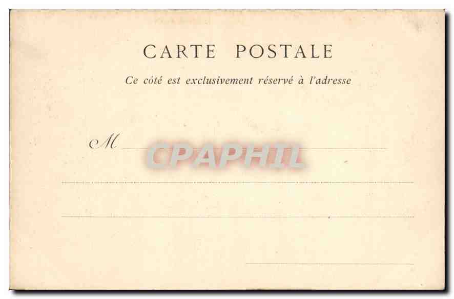 CPA Chateau de Chantilly Entree de la Rotonde  — Verso