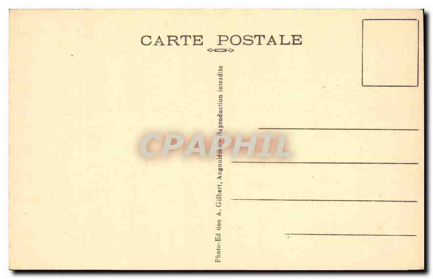 CPA Angouleme Facade de l'Hotel de Ville  — Rückseite