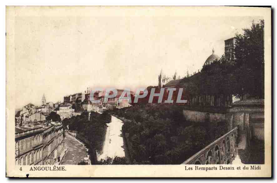 Angoulême — Les Remparts Desaix et du Midi — Édit. des Nouvelles Galeries