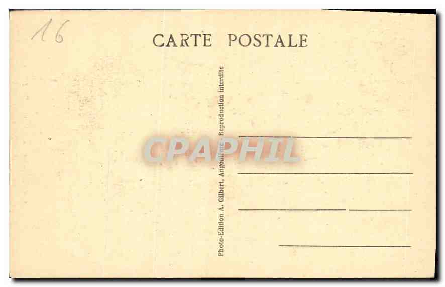CPA Angouleme le Clocher de la Cathedrale St Pierre  — Rückseite