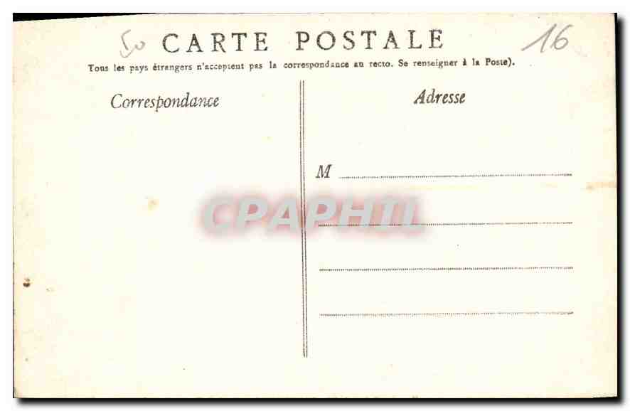 CPA Angouleme et ses environs la Rochefoucauld le Chateau et la Tardoire  — Rückseite