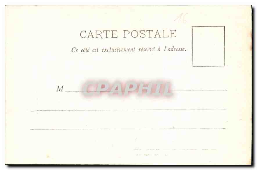 CPA Angouleme Marguerite de Valois  — Rückseite
