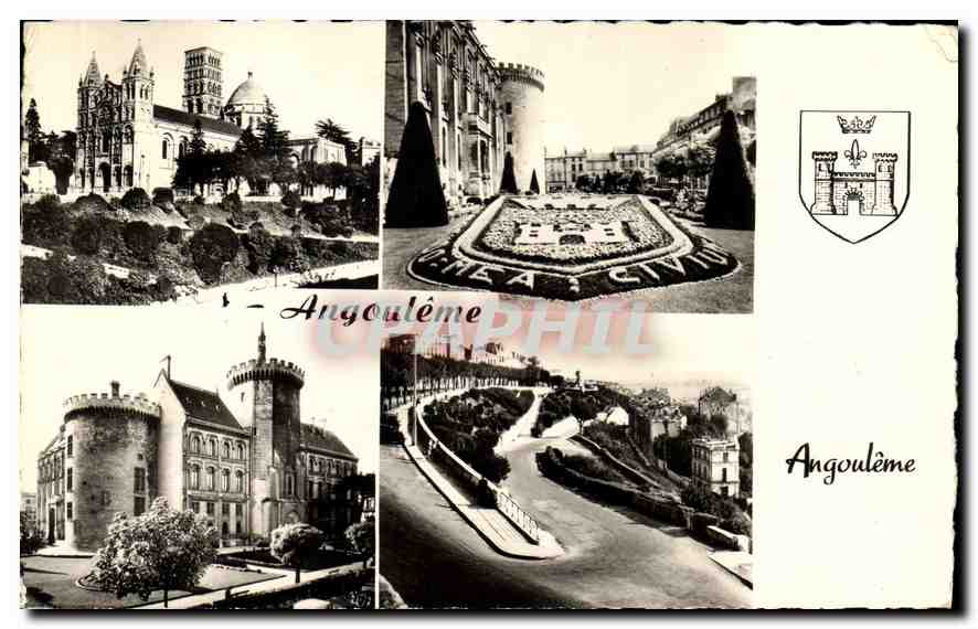 Angoulême — vue panoramique — Photo Véritable