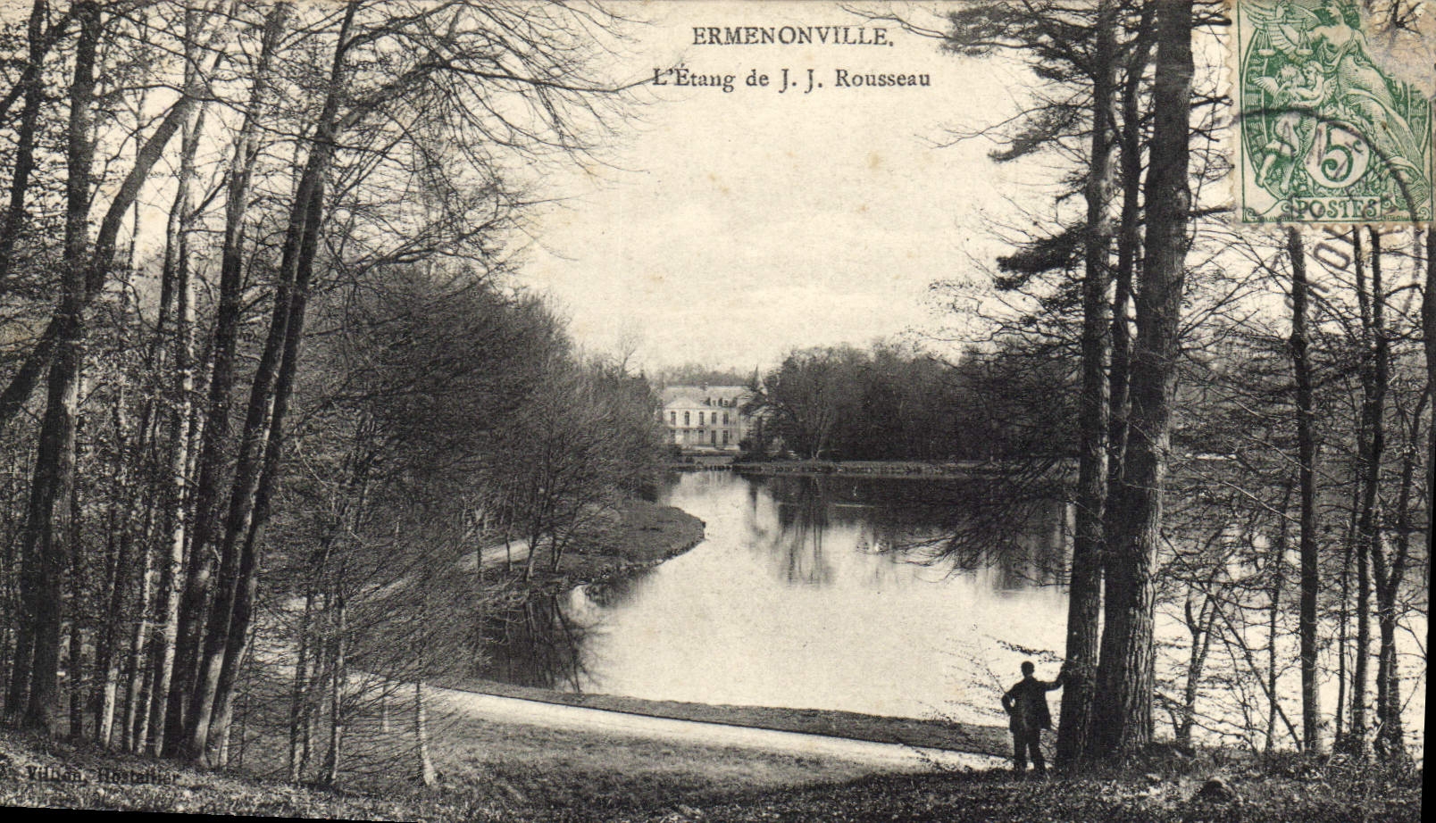 Ermenonville — L'Étang de J.J. Rousseau — Villan-Hotaller