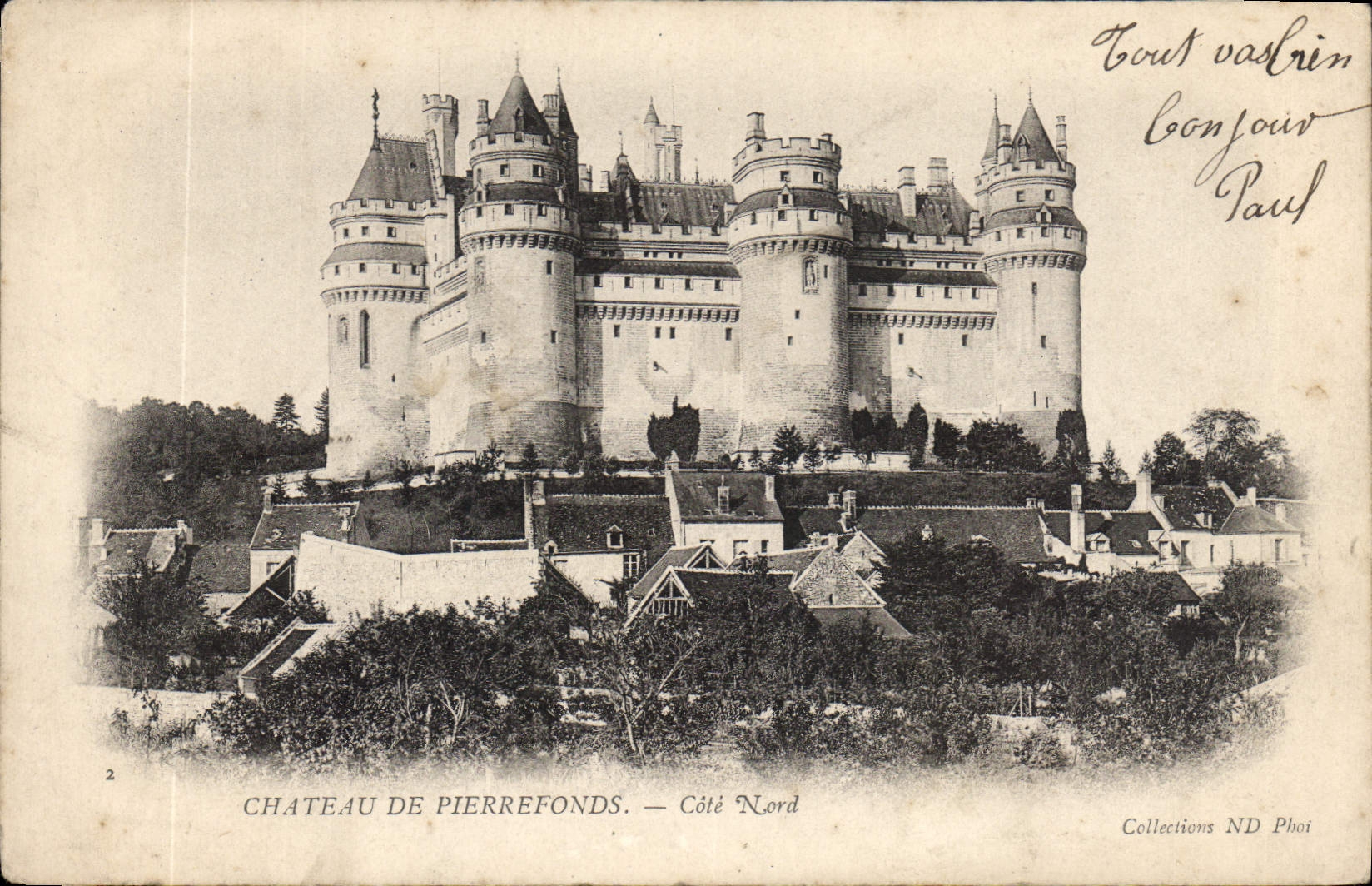 Château de Pierrefonds — Côté Nord — Collections ND Phoi