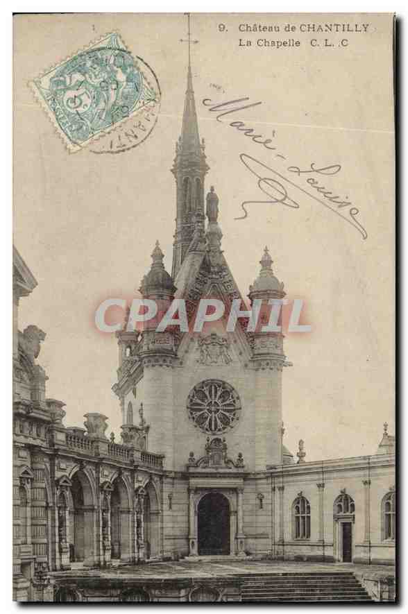 CPA Chateau de Chantilly la Chapelle 