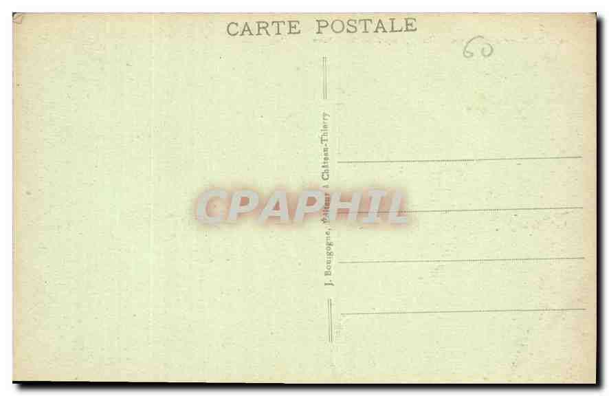 CPA Pierrefonds Oise Le Chateau cote sud ouest  — Rückseite