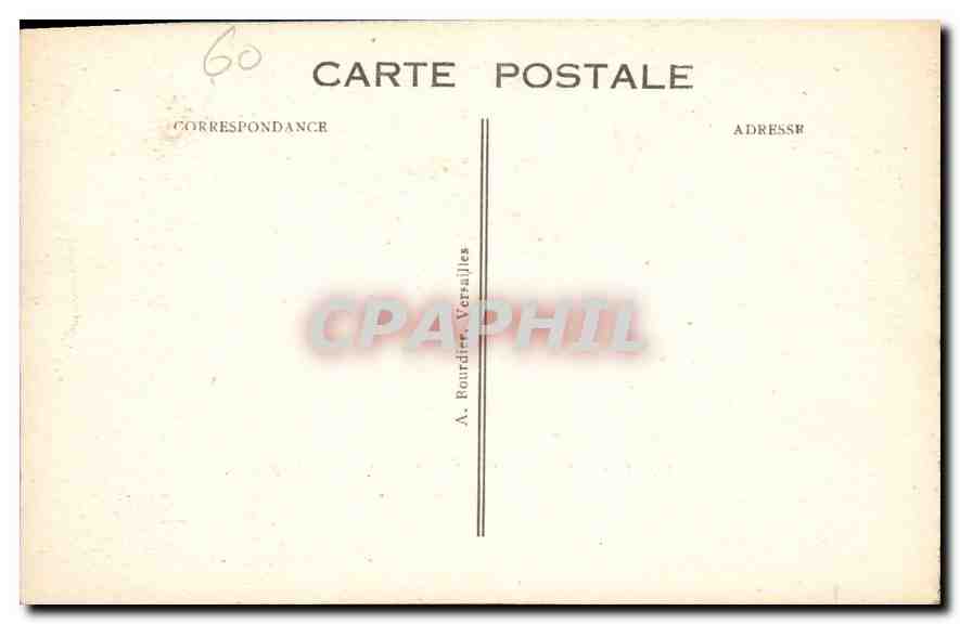 CPA Palais de Compiegne l'Entree du Berceau  — Rückseite