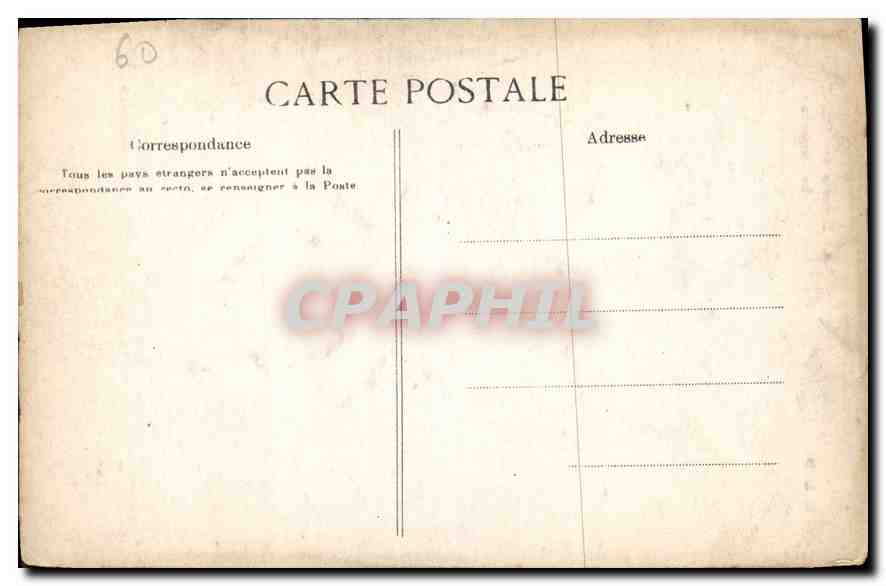 Château de CHANTILLY — La Chapelle — E.L.D. n°9 — Rückseite