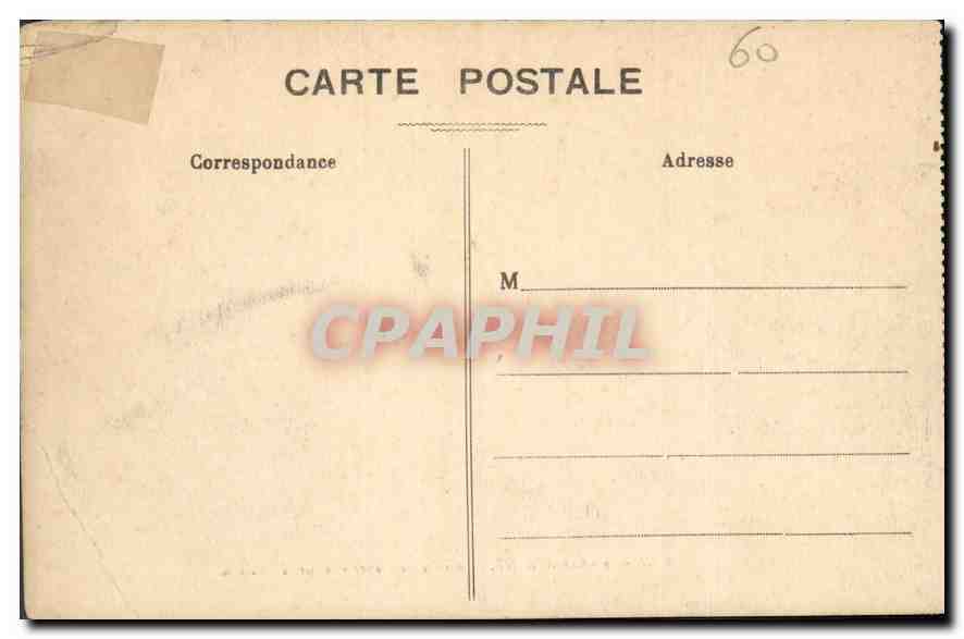 CPA Compiegne Coin du Parc avec sur le Chateau  — Rückseite