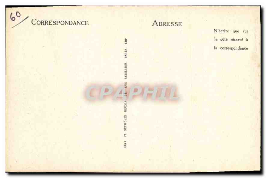 Chantilly — La Table Ronde — LL — Rückseite