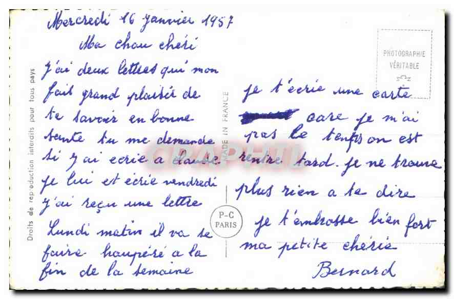 CPA Ton Charme Femme — Back